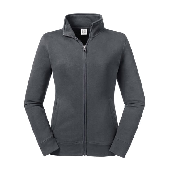 Russell Dames/dames Authentieke Sweat Jacket (Convoy Grijs Effen) - Image 1