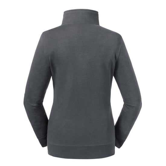 Russell Dames/dames Authentieke Sweat Jacket (Convoy Grijs Effen) - Image 2