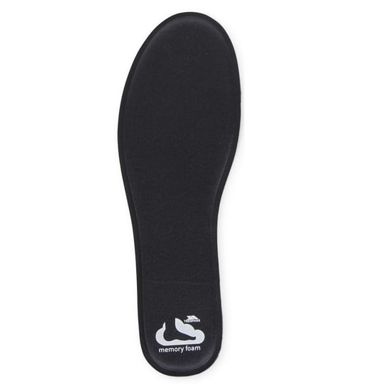 Trespass Volwassenen Unisex Memsole Memory Foam Inlegzool (Zwart) - Image 2