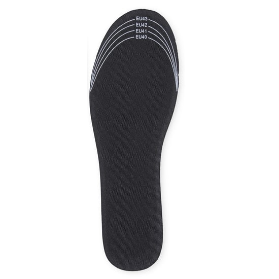Trespass Volwassenen Unisex Memsole Memory Foam Inlegzool (Zwart) - Image 3