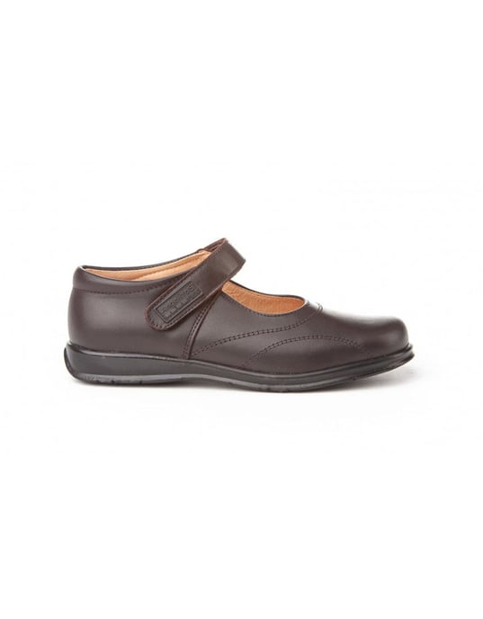 Schoolballerinaschoenen gemaakt van leer - Image 1
