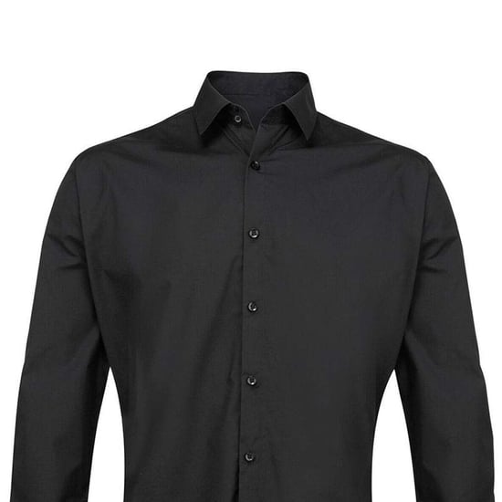 Premier Heren Supreme Poplin Formeel Overhemd (Zwart) - Image 2