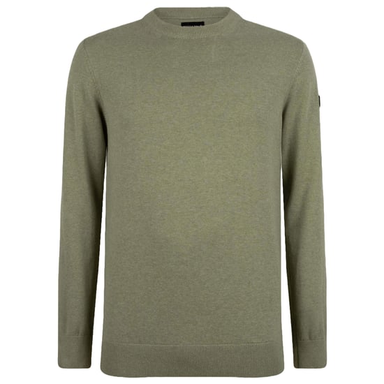 Presly & Sun Trui Will R-Neck Gebreide Pullover Groen - Image 1