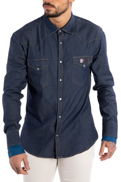 Takeshy Kurosawa overhemd Rodeo Mannen blauw - Image 2