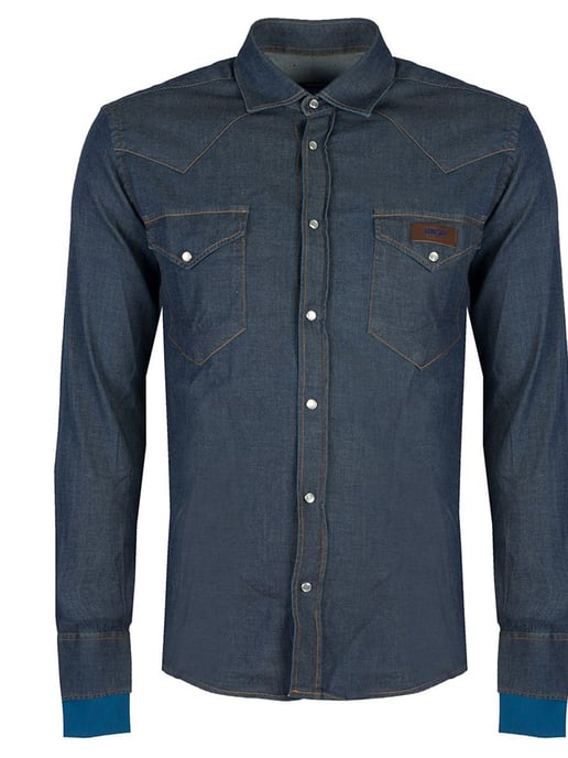 Takeshy Kurosawa overhemd Rodeo Mannen blauw - Image 4