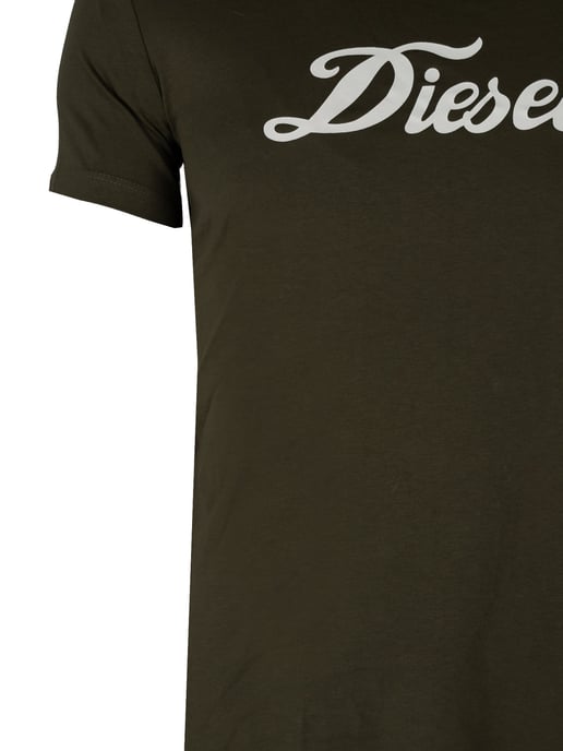 Diesel T-Shirt Sily Mannen groen - Image 4