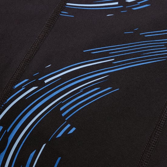 Heren Speedo Tech Panel Aqua Shorts in zwartblauw - Image 4