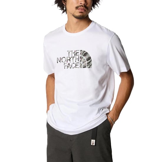 The North Face Heren Korte Mouwen Eenvoudige T-shirt TNF Wit/Beta Flash - Image 3