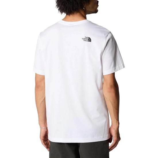 The North Face Heren Korte Mouwen Eenvoudige T-shirt TNF Wit/Beta Flash - Image 4