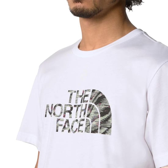 The North Face Heren Korte Mouwen Eenvoudige T-shirt TNF Wit/Beta Flash - Image 6