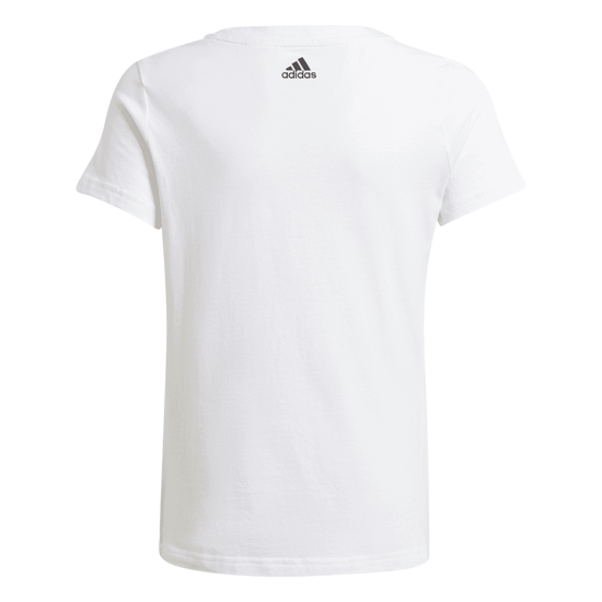 Adidas Essentials Linear T-shirt voor meisjes in wit - Image 2