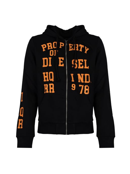 Diesel blouse Ginn Hood Zip Mannen zwart - Image 2