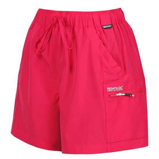 Regatta Dames/Dames Travel Light Packaway Shorts (Roze drankje) - Image 3