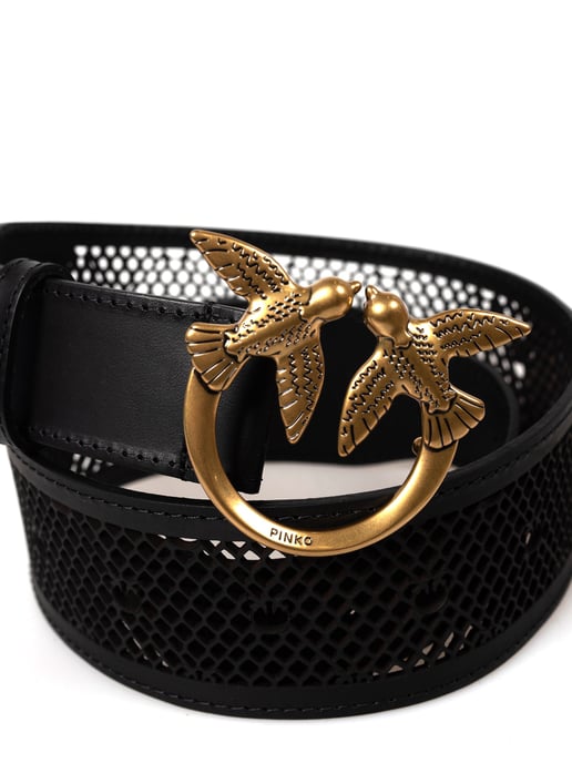 Pinko riem Love Monogram Vrouw zwart - Image 2