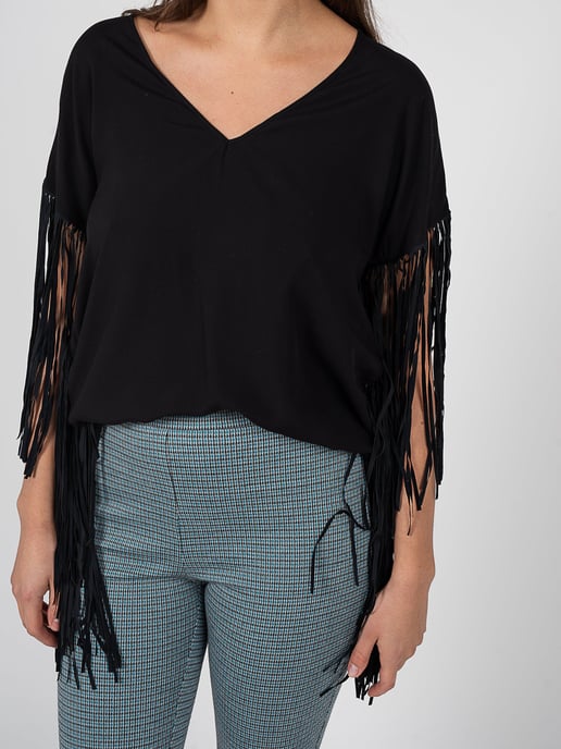 Pinko blouse Papaveri Vrouw zwart - Image 4