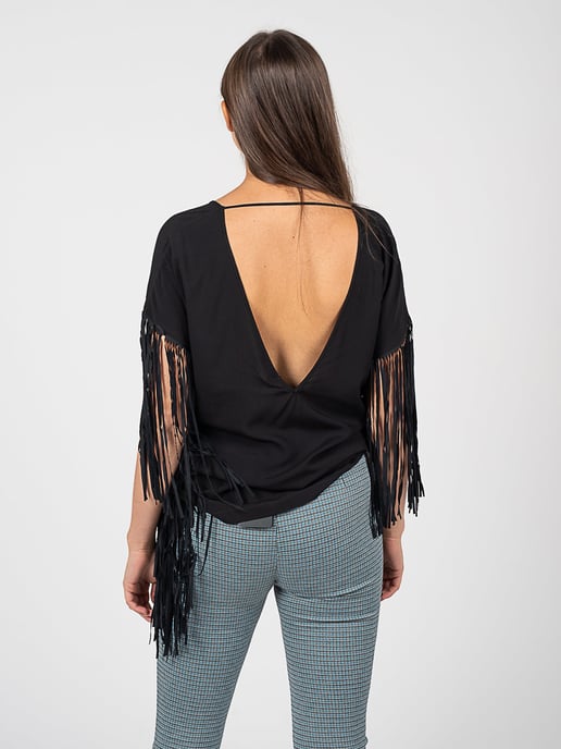 Pinko blouse Papaveri Vrouw zwart - Image 5