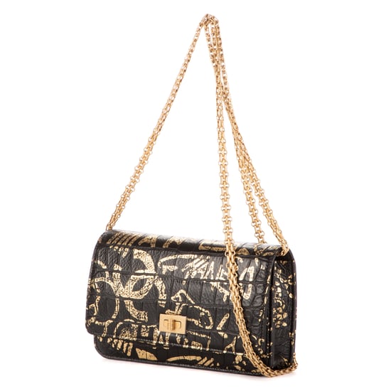 2.55 Graffiti Crocodile Reissue Wallet On Chain  Schoudertas - Image 2