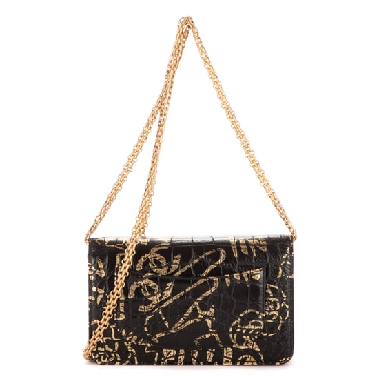 2.55 Graffiti Crocodile Reissue Wallet On Chain  Schoudertas - Image 4