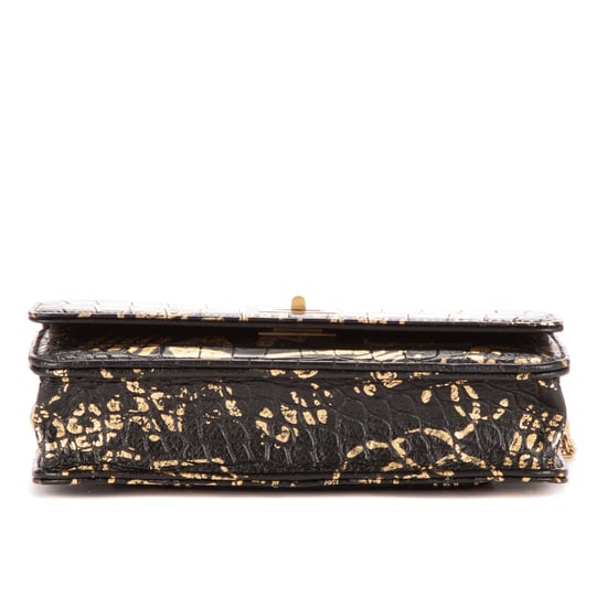 2.55 Graffiti Crocodile Reissue Wallet On Chain  Schoudertas - Image 6