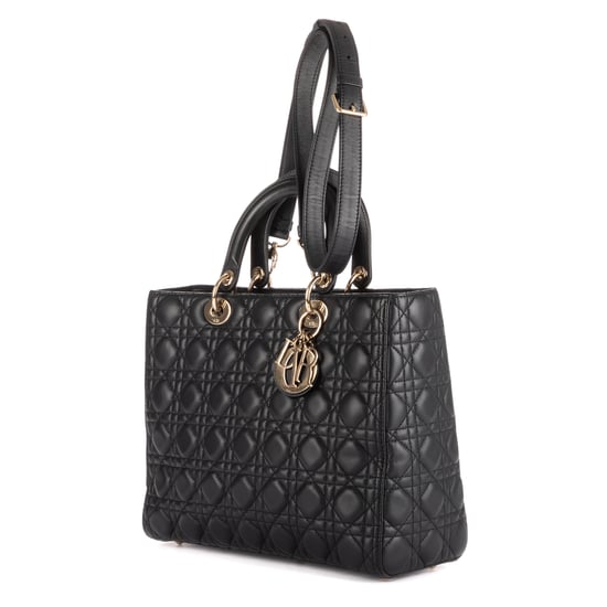 Large Lady Dior Zip GM Schoudertas - Image 2