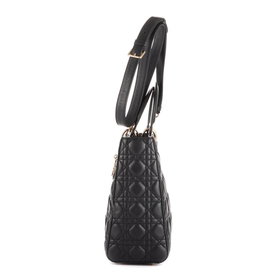 Large Lady Dior Zip GM Schoudertas - Image 3