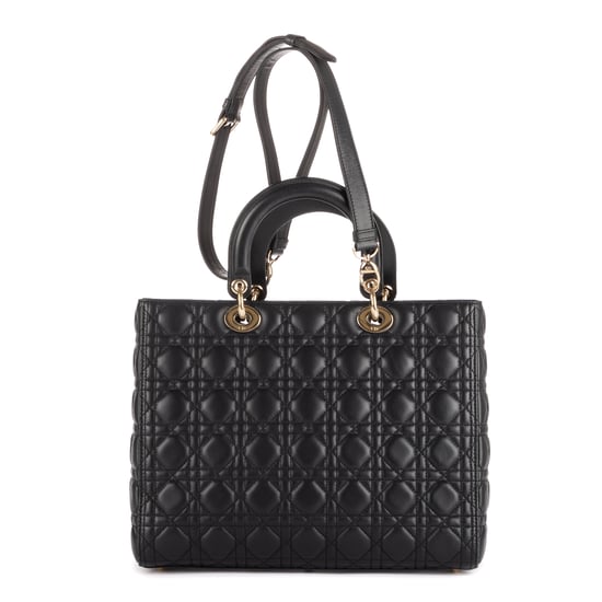 Large Lady Dior Zip GM Schoudertas - Image 4