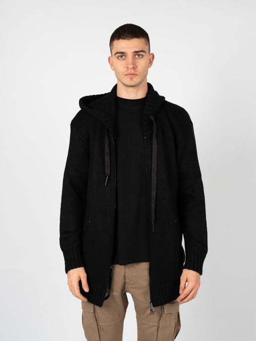 La Haine Inside Us Cardigan LM007 Mannen zwart - Image 3