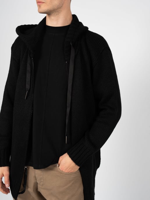 La Haine Inside Us Cardigan LM007 Mannen zwart - Image 5