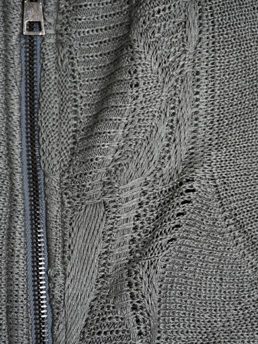La Haine Inside Us stoppen Full Zip Mannen Grijs - Image 3