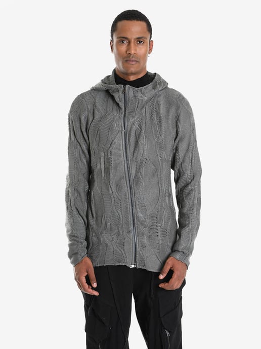 La Haine Inside Us stoppen Full Zip Mannen Grijs - Image 5