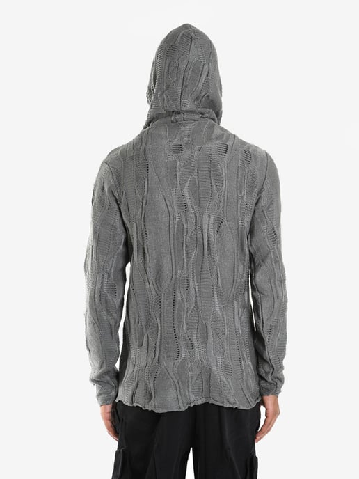 La Haine Inside Us stoppen Full Zip Mannen Grijs - Image 6