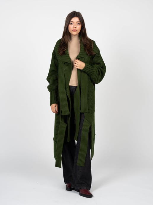 La Haine Inside Us Cardigan Unisex Vrouw groen - Image 2