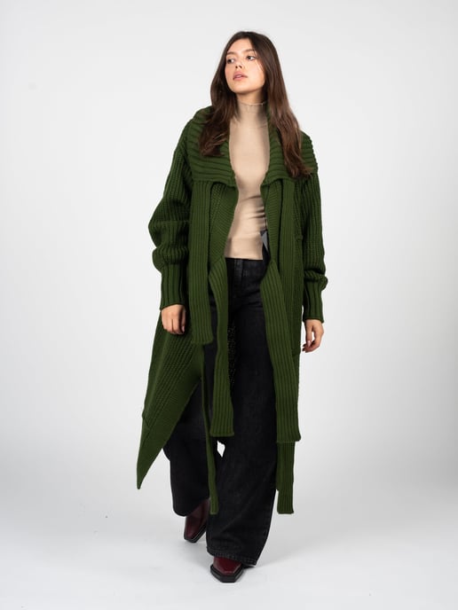 La Haine Inside Us Cardigan Unisex Vrouw groen - Image 3