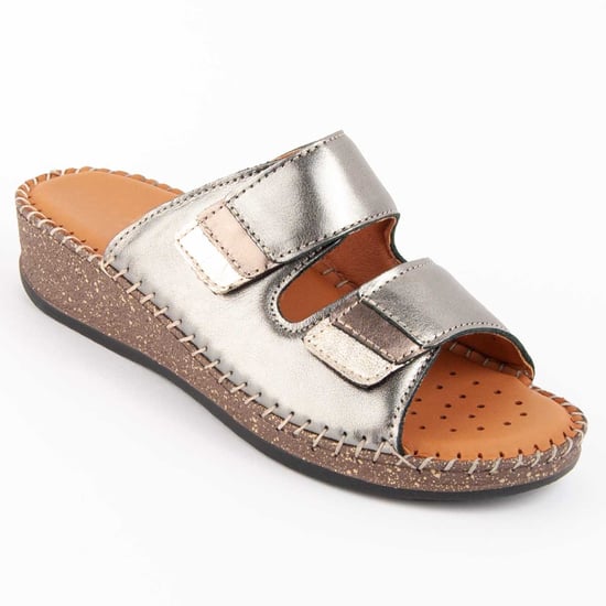 Purapiel Sandalen Met Een Sleehak Leida2 Zilver - Image 2
