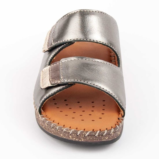 Purapiel Sandalen Met Een Sleehak Leida2 Zilver - Image 3