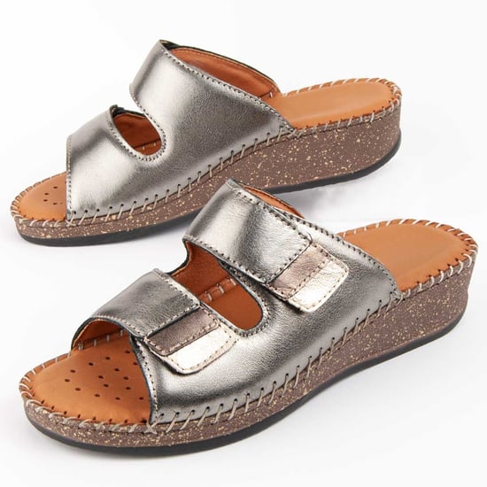 Purapiel Sandalen Met Een Sleehak Leida2 Zilver - Image 6