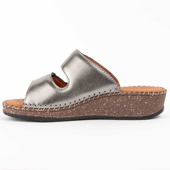 Purapiel Sandalen Met Een Sleehak Leida2 Zilver - Image 4