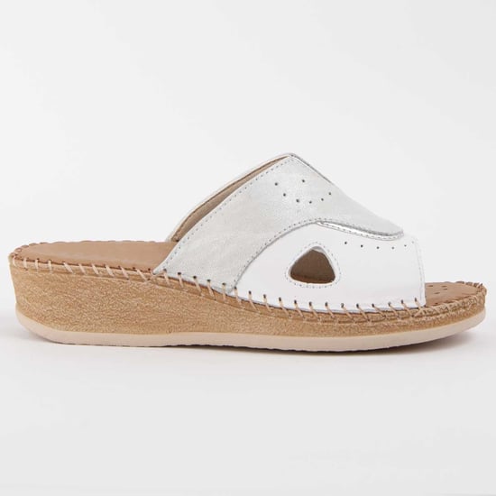 Purapiel Sandalen Met Een Sleehak Leida3 Wit - Image 1