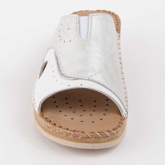 Purapiel Sandalen Met Een Sleehak Leida3 Wit - Image 3