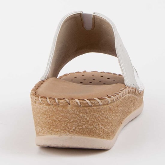 Purapiel Sandalen Met Een Sleehak Leida3 Wit - Image 5
