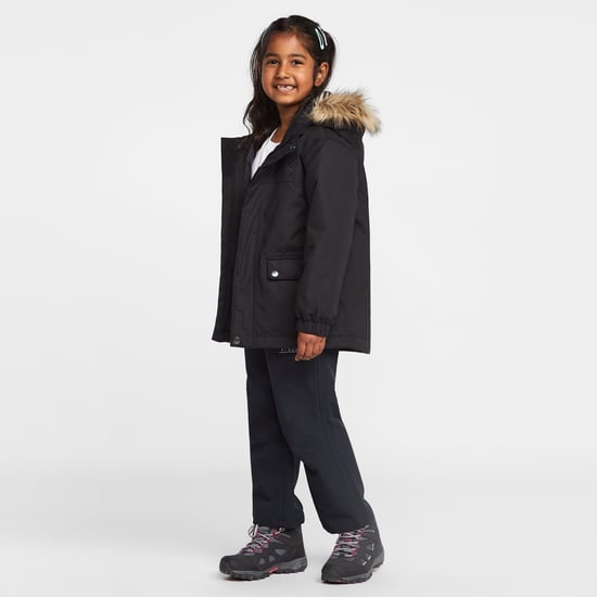 Peter Storm Kids' Waterproof Parka II with Removable Faux Fur Trim Hood, Winter Coat - Image 3