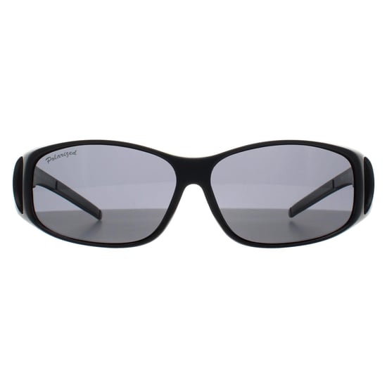Montana Rechthoek Unisex Zwart Rook Gepolariseerd MFO1 Fit Over Bril Zonnebril - Image 2
