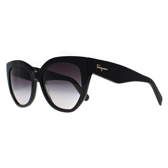 Salvatore Ferragamo Cat Eye Dames Zwart Grijs Gradiënt SF1061S - Image 3