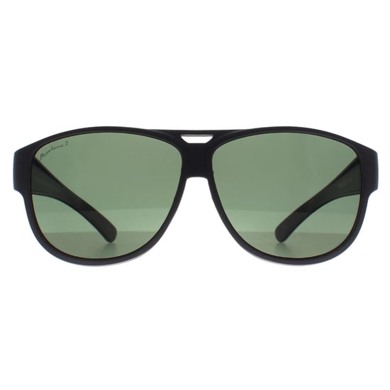 Montana Aviator Unisex Mat Grijs G15 Gepolariseerd FO6 Fit Over Bril Zonnebril - Image 1