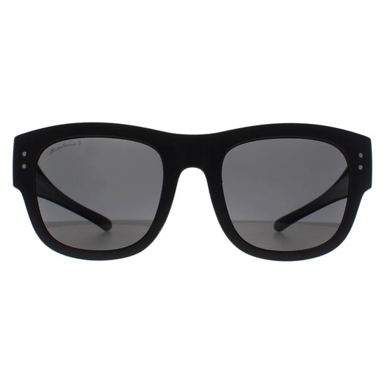 Montana Square Unisex Mat Zwart Rook Gepolariseerd FO7 Fit Over Bril Zonnebril - Image 1