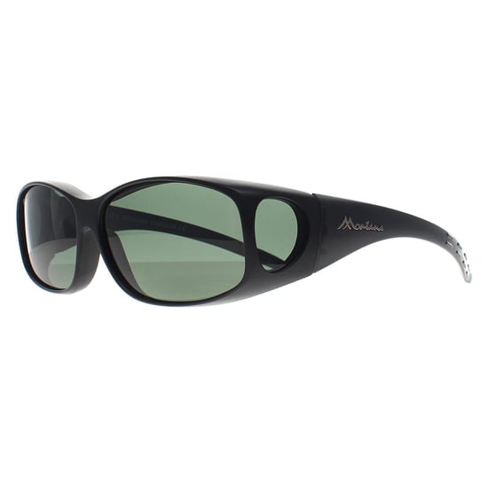 Montana Rechthoek Unisex Mat Zwart G15 Gepolariseerd MFO1 Fit Over Bril Zonnebril - Image 3