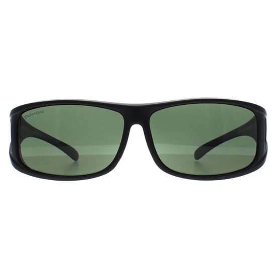 Montana Rechthoek Unisex Mat Zwart G15 Gepolariseerd FO5 Fit Over Bril Zonnebril - Image 1