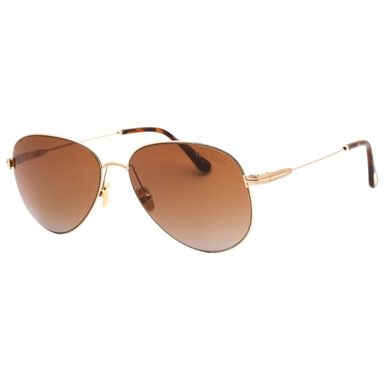 Tom Ford Porscha donkerbruine lens gouden zonnebril - Image 2