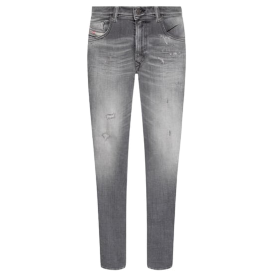 Diesel 1979 Sleenker rafelige grijze vervaagde denimjeans - Image 1