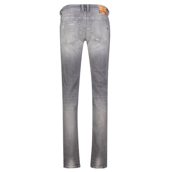Diesel 1979 Sleenker rafelige grijze vervaagde denimjeans - Image 2